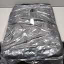 Flash Furniture Malta Heated Stadium Seat with Back Support, 6 Recline Positions, Portable Chair with Backpack Straps, USB Battery Pack Not Included, Black