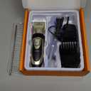 oneisall Dog Clipper Low Noise, Dog Grooming Kit with Rechargeable, Pet Shaver Cordless Electric Quiet Hair Clipper Set for Dogs Cats PetsGold