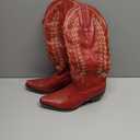 Tscoyuki Cowboy Boots for Women: Embroidered Western Knee High Boots Women - Pointed Toe Chunky Heel Cowgirl Tall Boots (8)