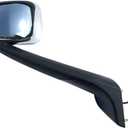 Replacement Chrome Hood Mirror Passenger Right Side Fit Freightliner Cascadia 2018-onward