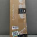 Homeforia Walnut 36 inch Floating Shelf, High End Solid Real Wood 36inch Large Shelves for Bathroom Wall, Dark Brown 36 inches Long Floating Shelves, Heavy Duty Bracket, 36 X 6.5 X 1.75 inch, Set of 2 (American Walnut - Satin Dark Tone)