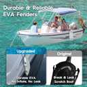 AWEMUFA Boat Fenders Easy to Install Bumper for Docking Ideal Fender for Pontoon, Bass, Jet Ski and Fishing Boats, Middle
