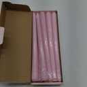 10 Inch Baby-Pink Taper Candles for Home Decoration, 10 Pack Unscented Candlesticks for Dinner Wedding Party, Smokeless and Dripless Candle Sticks