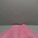 Girls Layered Tulle Skirts Flowy Mesh Elastic Waist Midi Tutu Skirt, 5Y