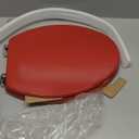 Red Elongated Toilet Seat Natural Wood Toilet Seat with Zinc Alloy Hinges, Easy to Install also Easy to Clean, Scratch Resistant Toilet Seat by Angol Shiold ,. Elongated, Red 