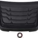 Hood Scoop Car Hood Vent, Air Intake Grille Inlet Trim Decor Cover, Bonnet Vent Cover Accessory for XLT XLS XL 2015 to 2022 (Matte Black)