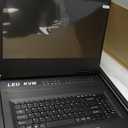 MT-VIKI Rack Mount KVM HDMI with 17.3'' LCD Monitor, 1080P Support OSD/Hotkey, Included 8 KVM Cables+Keyboard + Touchpad, Fit 1U 19'' Rack