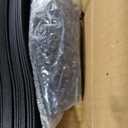 Akenow 61 Pack Metal Deck Spindles, 36"X1", Heavy Duty Railing, Wave Arc Baluster with Black Screws, Stylish for Outdoor Stair Porch