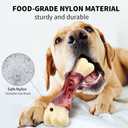 Dog Toys for Aggressive chewers, Dog chew Toy, Dog Toys Large Breed, Durable Dog Toys, Dog Toys to Keep Them Busy, Dog Toy with Beef Flavor