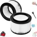 NKA 17810 Replacement Filter for craftsman shop vac filter 9-17810 Wet Dry General Purpose Vacuum Cleaner, 3, 4 Gallon for craftsman shop vac made after 1988, numbers prefixed by "113" or "125",2 Pack