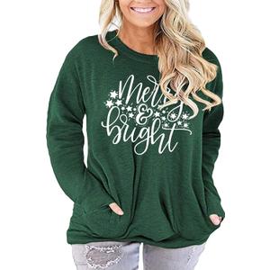 Plus Size Merry Christmas Baseball T-Shirt Women Long Sleeve Holiday Xmas Splicing Tee Tops (XX-Large)