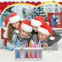 Marsui 13 Pcs Color Matching Game Kit Fun Challenge Group Family Adults Activity Indoor Outdoor for Adults Birthday Party Supplies (Christmas Trees)