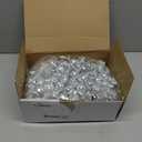 Hoolerry 200 Pcs Mirror Mini Disco Balls Ornament 1.2 Inch Mardi Gras Small Hanging Decorations Reflective Tiny Mirror Balls for 70s 80s Disco Themed Party Birthday Wedding Tree(Silver)