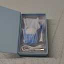 RexCodar Ultrasonic Kid's U-Shaped Electric Toothbrush, IPX7 Waterproof, Five Cleaning Modes, 60S Smart Reminder (Blue Ages 6-12)