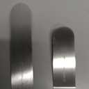 Angled Icing Spatula, Stainless Steel Offset Spatula, Cake Spatula Set of 2 Black 6, 8 inch Blade