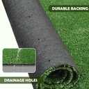 Artificial Grass 4' x 6', Fake Grass Carpet Faux Synthetic Turf Rug with Drainage Holes, Easy to Clean, 10MM Pile, Great for Garden, Patio, Balcony, Floor and Wall Decoration