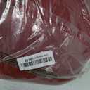 Women Crew Red Italian Melton Button Down Coat, Size M