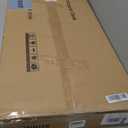 KLSMYHOKI Standing Desk Adjustable Height, Mobile Stand Up Desk with Wheels Small Computer Desk Rolling Desk, Portable Laptop Desk White Standing Table Home Office Desks 16"x31.5" Height 27"-43.5"