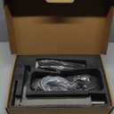 KENES Brushed Nickel Vessel Sink Facuet Single Handle Tall Bathroom Sink Faucet Vanity Bathroom Faucet Basin Mixer Tap with Water Supply Hose and Pop Up Sink Drain, LJ-9031A