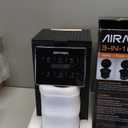 AIRMSEN Grind & Brew Coffee Maker with Built-in Grinder - Single-Serve, Compatible with K-Cup Pods & Ground, 1000W Fast 6-14oz Brewer, Descaling Alert, Touchscreen & 50oz Removable Tank