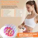 4-in-1 Body Sculpting Machine - Lymphatic Drainage Massager - Anti Cellulite Massage Tool Help Reduce Stretch Marks & Cellulite & Fat, Pain Relife Devices for Body (Belly, Legs, Arms, Butt, Low Back)