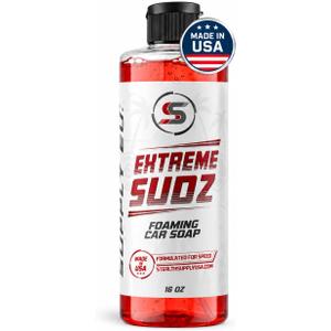 pH Neutral Car Wash Soap, Extreme Sudz, High-Foam, Cherry Scent, 16 oz