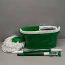 Libman Tornado Spin Mop System, Spinning Floor Mopping and Bucket with Wringer Set for Home, Hardwood, Laminate, Tile Cleaning, Includes 1 Machine Washable Replacement Head Refills (2 Total)