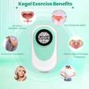 Incontinence Treatment Device, Pelvic Floor Exercise Devices for Women, Pelvic Floor Trainer&Kegel Exerciser for Postpartum Recovery and Pelvic Floor Stimulator for Bladder Control