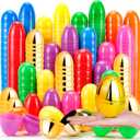 160Pcs Easter Eggs, 2.3" Fillable Colorful Mix Gold Plastic Easter Eggs Empty for Easter Hunt, Easter Basket Stuffers, Party Favor, Classroom Prize Supplies