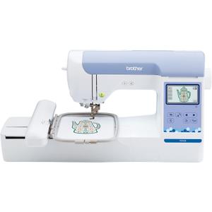 Brother PE900 Embroidery Machine with WLAN, White, 17"D x 10"W x 12"H