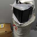 Height Adjustable Camping Table Tall Large Outdoor Folding Camping Table with Wide-Base Anti-Sink Legs & Carry Bag for Camping BBQ Beach Backyard (Black)