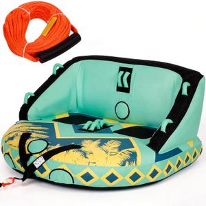 SMOOL Inflatable Towable Tubes for Boating 1-2 Person with Tow Ropes