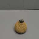 Woven Glass Vase with Rattan Cover, Beige, Rectangular, 10x8.8cm, Ideal for Home Decor, Weddings, Birthdays, Aromatherapy