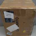 Floating Nightstand Bedroom Bedside Table - Floating Night Stand Set 2 for Small Spaces, Wall Mounted Cabinet with Storage Drawer, Brown Modern Night Stand for Dorm Hallway Entryway