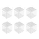 10 PCS Gift Boxes with Lids,Kraft Paper Gift Box, White with Ribbon, Bridesmaid Proposal Box for Wedding, Packaging, Present, Birthday, Cupcake .7 inches.