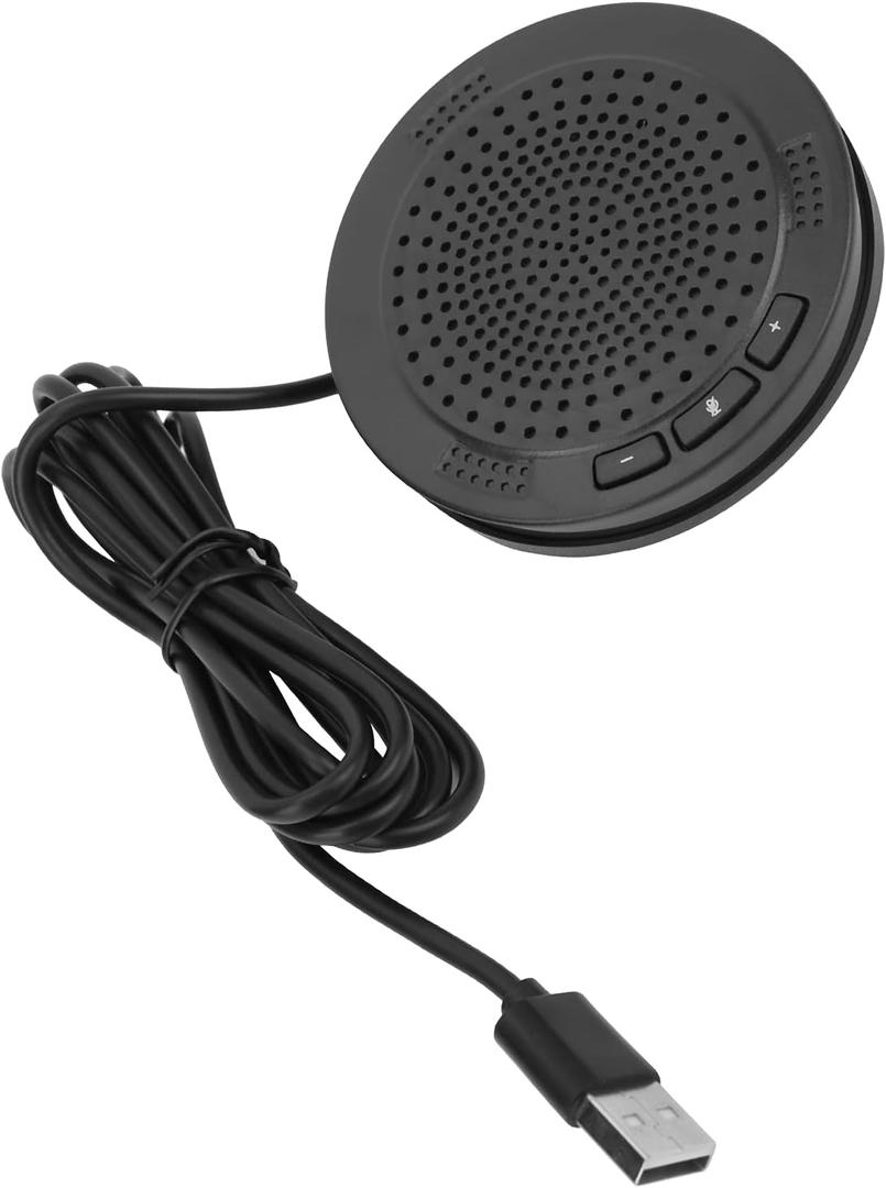 Conference USB Microphone, USB Speakerphone Conference Speakerphone Conference USB Omnidirectional Microphone for Live Broadcast