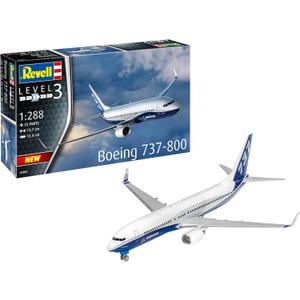 Revell 03809 Boeing 737-800 1:288 Scale Unbuilt/Unpainted Plastic Model Kit, White