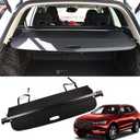 for Volvo XC60 Cargo Cover 2018 2019 2020 2021 2022 2023 2024 2025 for Volvo XC60 Accessories Black Retractable Trunk Cover Security Shield Shade
