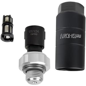 Oil Pressure Sensor Switch Sending Unit for Chevy Silverado Suburban Tahoe GMC Sierra Yukon Impala Pontiac G8,Avalanche,Camaro, for 2009-2020 GM LS (12673134, Oil Pressure Sensor)