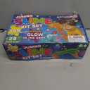126 Pcs DIY Slime Making Kit for Girls Boys - Birthday Idea for Kids Age 5+. Ultimate Supplies Include 28 Crystal Slime, 2 Glow in The Dark Powder, 48 Bottle Glitter Jar etc.