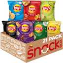Lay's Potato Chips Variety Pack, 1 oz Bags, (21 Pack) (Packaging and Formula May Vary) (EXP 10/06/26)