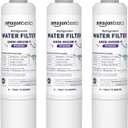 Amazon Basics Replacement Samsung DA29-00020B Refrigerator Water Filter Cartridge, NSF Certified, Reduces Contaminants, 3-Pack