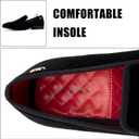 JITAI Men Loafers Slip-On Shoes for Men Fashion Dress Shoes Tuxedo Shoes, Size 6