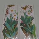 Daisy Flower Banner Wildflower Party Decorations Leaves Banner Paper Flower Garland Daisy Groovy for Wall Decoration Spring Baby Shower Wedding Backdrop Decorations