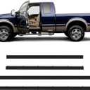 4PCS Window Rubber Weatherstrip Seal Front and Rear Lower Door Fit for Ford F250 F350 F450 Super Duty Crew Cab 1999-2016 Excursion 2000-2005 Replace F81Z-2520758-AA 1C3Z-26253A24-A