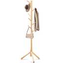 WANGMUXIA Coat Rack, Freestanding Coat Rack with 8 Hooks and 3 Adjustable Size Tree Coat Racks for Bedroom, Hallway, Entrance, Office, for Hats, Coats, Scarves, Handbags