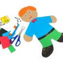 Hygloss Products HYG68216 People Cut-Out, 16" Me Kid, Grade: 9 (Pack of 24), Assorted