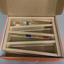 Wooden Ramp Racer. Race Track for Toddlers and 3 Wood Cars and 2 Balls,Toddler Toys for 1 2 3 Year Old Boy and Girl Gifts