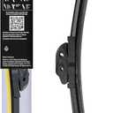RainX Silicone Supreme Windshield Wiper Blade 16" - Heavy Duty Silicone Squeegee, Extreme Weather Resistance & All-Season Performance, Streak-Free Beam Technology, Quick Install (Pack of 1)