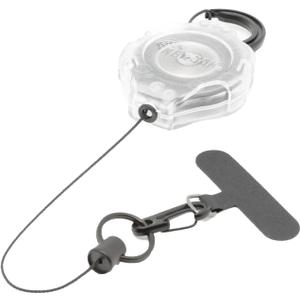 KEY-BAK Ratch-It Retractable Anti-Theft Phone Tether Cell Phone Lanyard with Carabiner & Universal Smartphone Case Anchor